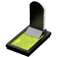 3D модель мемориального комплекса на могилу