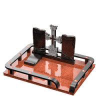 3D модель мемориального комплекса на могилу