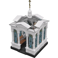 3D модель мемориального комплекса на могилу