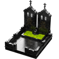 3D модель мемориального комплекса на могилу