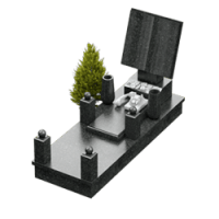 3D модель мемориального комплекса на могилу