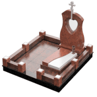 3D модель мемориального комплекса на могилу