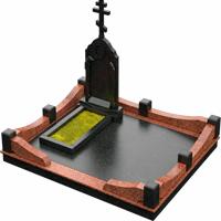 3D модель мемориального комплекса на могилу